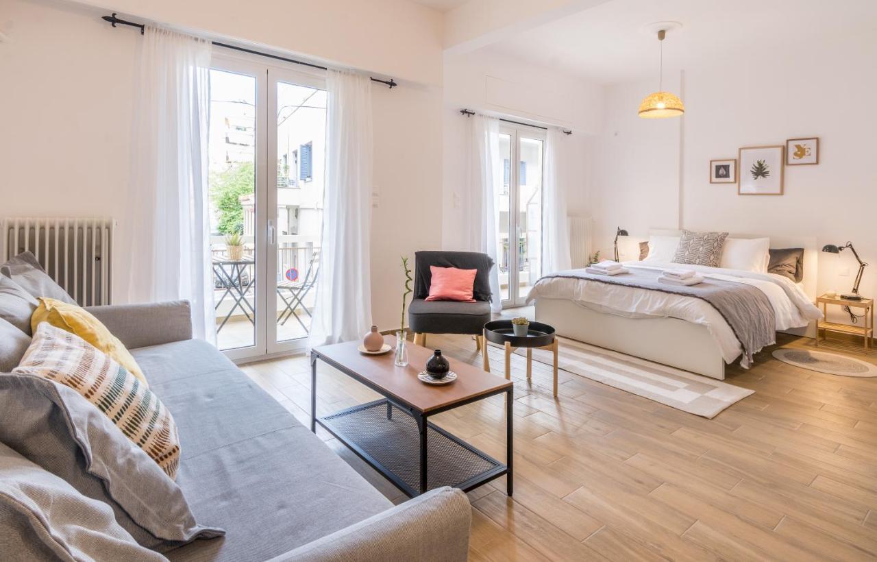 Wide Comfy Studio Apartment Centrally Located In Thissio Athene Buitenkant foto